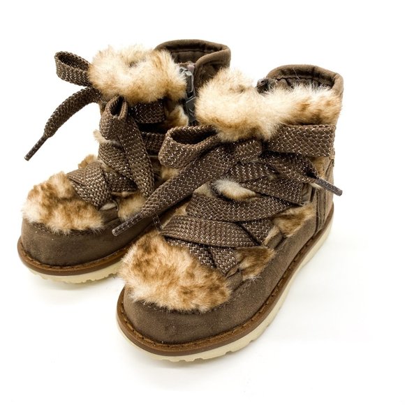 Girls Dr Scholls Aspyn Faux Fur Toddler 